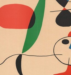 JOAN MIRO Les Fauves 20″ x 26″ Lithograph 1966