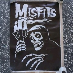 Misfits Horror Punk Rock Music – Band Art – BW Decor – WALL POSTER Canvas