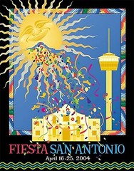 SAN ANTONIO FIESTA 2004 POSTER 24 X 36 Inches Looks beautiful