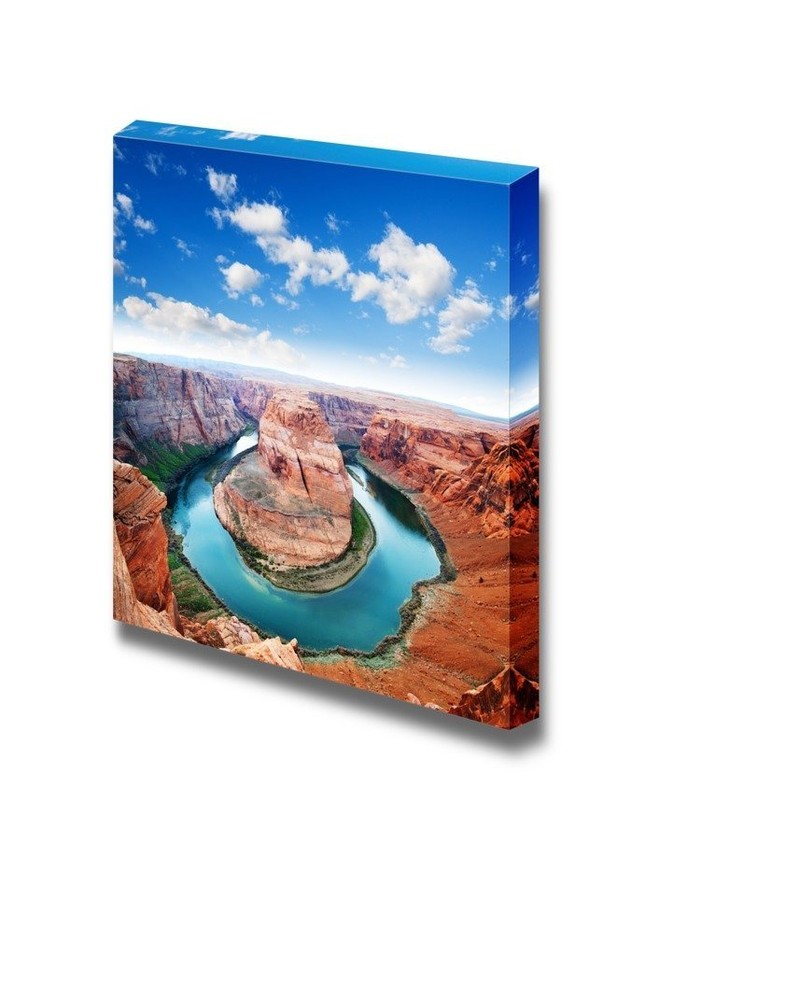 Canvas – Horse Shoe Bend Located in North Rim Grand Canyon Page, Arizona-24 x 24
