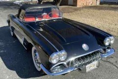 1958 Chevrolet Corvette POSTER 24 X 36 INCHES SWEET!