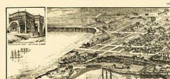 Historic Panoramic View – San Pedro California – Peck 1905 – Vintage Wall Art