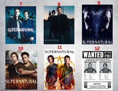 Supernatural Wall Collage Poster TV Prints – Winchester