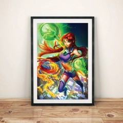 Starfire Teen Titans DC Universe Comics Poster Print – No Frame