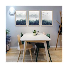 Framed Canvas Wall Art For Living Room-Wall Decorations For Bedroom Foggy For…