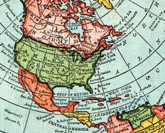 Flat Earth Map – Gleason’s New Standard Map Of The World – Large 24″ x 36″ 1892