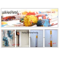Abstract Oil Painting On Canvas Modern Oil Painting Hand Painted Wall Art Red