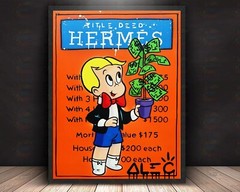 Alec Monopoly Title Deed Art Print | Mounted Canvas |Framed Canvas | Acrylic