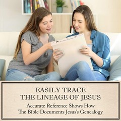 The Biblical Genealogy Chart, Family Tree from Adam to Jesus, Books of the Bible