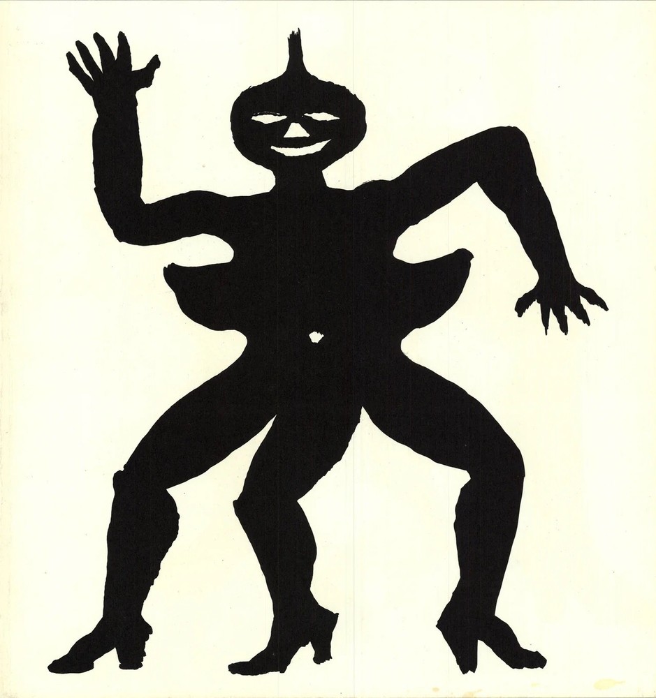 ALEXANDER CALDER : Three Legged Figure : Archival Art Print