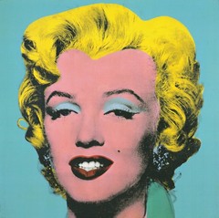 ANDY WARHOL Marilyn (Blue) 39.5″ x 27.5″ Poster 2000 Pop Art