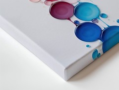 Create An Abstract Artwork Featuring A Vertical Cascade Of Vibrant Wall Art