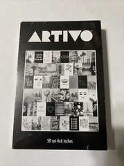 Artivo Black White Wall Collage Kit, 50 Set 4×6 inch, Bedroom Decor Teen Girls