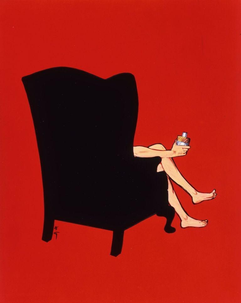 Eau Savage : Rene Gruau : Quality Art Print Suitable for Framing
