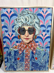 Golden Girls Paintings 24×18 Canvas Acrylic Original Artist Heather Perry