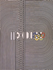 15674.Wall Decoration Poster.Vintage Interior design Art.Mexico 1968 Olimpiadas