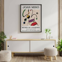Joan Miro 1973 Exhibition Museum Retro Vintage Wall Art Poster Print