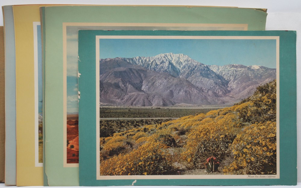VINTAGE 1960’s STANDARD OIL CO OF CALIFORNIA SEE YOUR WEST COLOR PRINTS 13 pcs