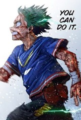 Deku Izuku Midoriya Poster Wall Art My Hero Academia Anime Canvas Print MHA Deco