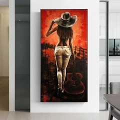 Modern Art Painting Fashion Sexy Woman Canvas Painting Canvas Wall Art Print Art
