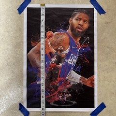 Paul George LA Clippers Basketball NBA Man Cave Canvas Poster Wall Art 12×18 in