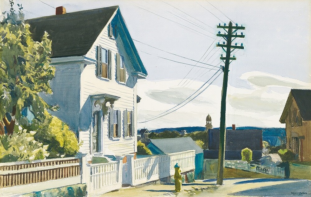 Adam’s House : Edward Hopper : 1928: Archival Canvas Art
