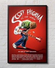 Scott Pilgrim Vs The World 2010 Movie Poster 24″x36″ Glossy Unframed 1058