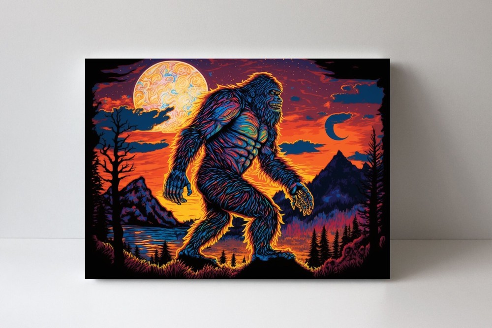 20×16 Bigfoot Canvas Print Wall Art