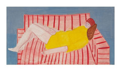Milton Avery Striped Couch : Archival Quality Giclée Art Print