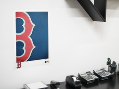 BOSTON RED SOX MLB Baseball Wall Vinyl Decal Poster Print (Removable Adhesive)