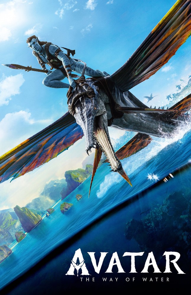 AA0369 Avatar The Way of Water By James Cameron 2022 Flying Movie Poster 11×17