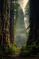 Redwood National Park Poster Premium Photo Print Wall Art 4 Sizes
