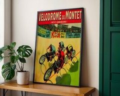 Vélodrome du Montet by Marcellin Auzolle (France) Bicycle 19 Retro Vintage Poste