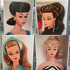 RETRO BARBIE Art Prints Set Of 4 – SILKSTONE BARBIES
