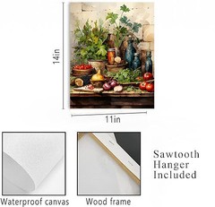 11×14 Fresh Kitchen Canvas Print Wall Art