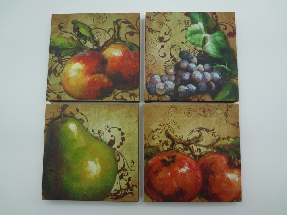 Canvas Wall Art Fruits and Vegetable Canvas Print for Kitchen