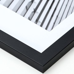 ELSKER&HOME 16×24 Poster Frame 3 pack, Black 16×24, with White Mat
