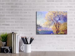 Canvas Wall Art Antibes Seen from The Salis Garden 1988 by Claude Monet