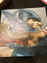 WOLVERINE AND CAPTAIN AMERICA 10”Figures W Canvas Paint From Marvel