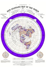 Flat Earth Map Alexander Gleason – Gleason’s 1892 New Standard Map of the World