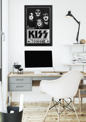 Kiss Live Concert Band Heavy Metal Music Merch 1970s Retro Vintage Poster 12×18