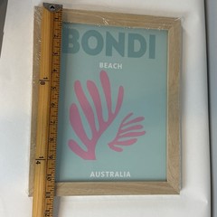 6 Travel Posters Framed Ibiza Bohemia Miami Bondi Etc Preppy Dorm Room Decor