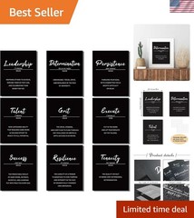 Durable 9 Inspirational Posters – Positive Sayings for Teens & Adults, 8×10
