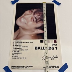 Joji Ballads 1 Album ✅ Singer Songwriter ✅ Wall Art Canvas Poster ✅ 12×18 inch