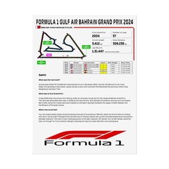 FORMULA 1 BAHRAIN GRAND PRIX 2024 Posters