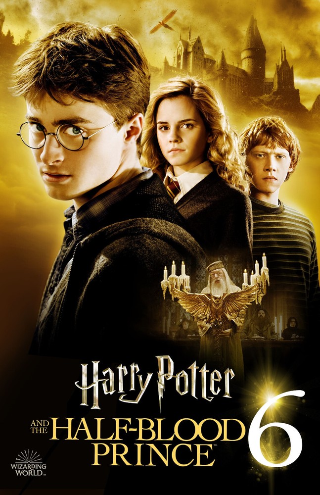 AA1898 Harry Potter and the Half Blood Prince 2009 Collage Movie Poster 11×17