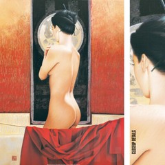 30W»x40H» FILAMENT DE LUNE by DAVID GRAUX – LADY WOMAN NUDE CHOICES of CANVAS