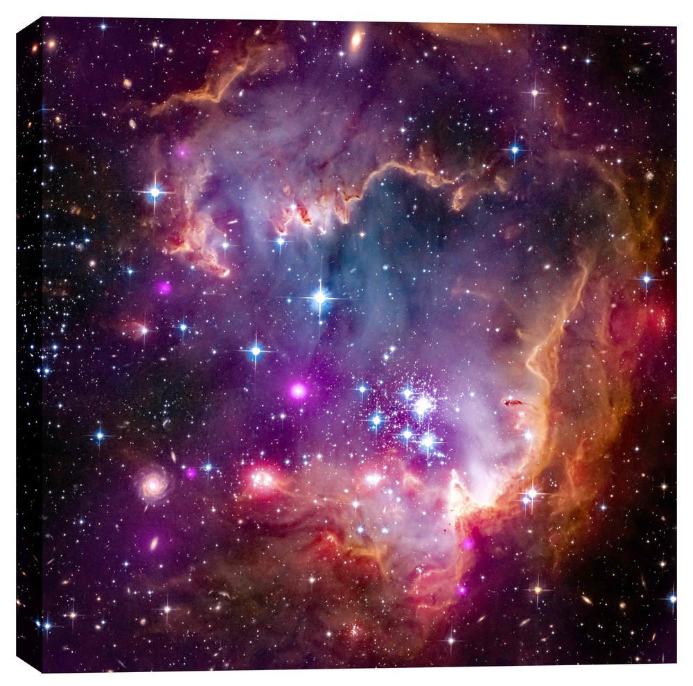 Epic Graffiti «Magellanic Cloud» Hubble Space Telescope Giclee Canvas Wall Art