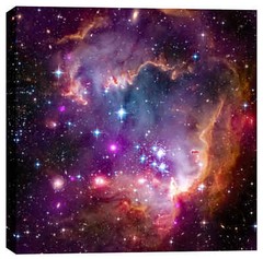 Epic Graffiti «Magellanic Cloud» Hubble Space Telescope Giclee Canvas Wall Art