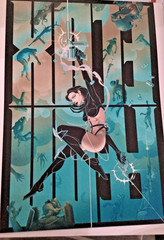 Abstract Wall Art Print 8.5×11 Premium Modern Home Decor (US) Aeon Flux